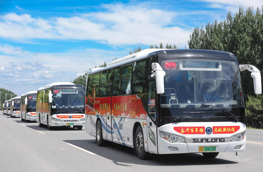 遼寧錦州:申龍汽車助力 “紅色教育”專題活動(dòng)